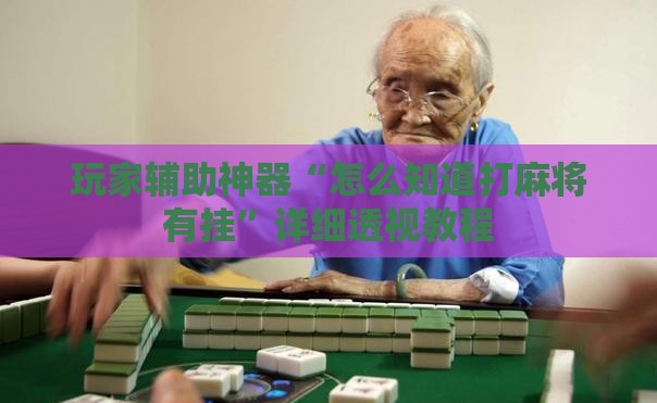 玩家辅助神器“怎么知道打麻将有挂”详细透视教程