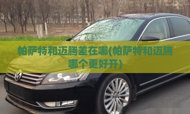 帕萨特和迈腾差在哪(帕萨特和迈腾哪个更好开) 帕萨特和迈腾差在哪(帕萨特和迈腾哪个更好开)