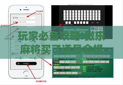 玩家必备攻略!微乐麻将买了道具会提高胜率吗(辅助神器)开挂详细教程