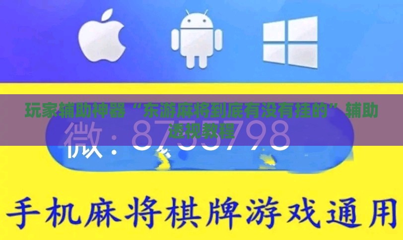 玩家辅助神器“东游麻将到底有没有挂的	”辅助透视教程