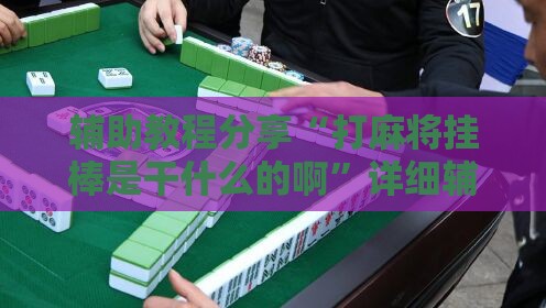 辅助教程分享“打麻将挂棒是干什么的啊	”详细辅助软件教程