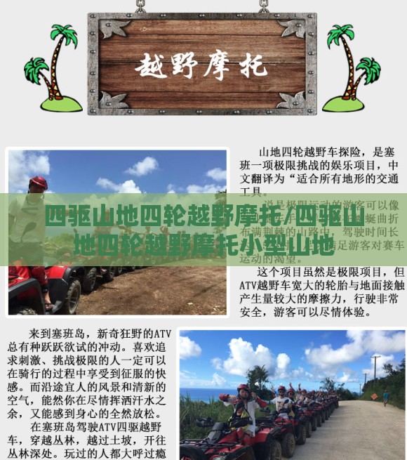 四驱山地四轮越野摩托/四驱山地四轮越野摩托小型山地