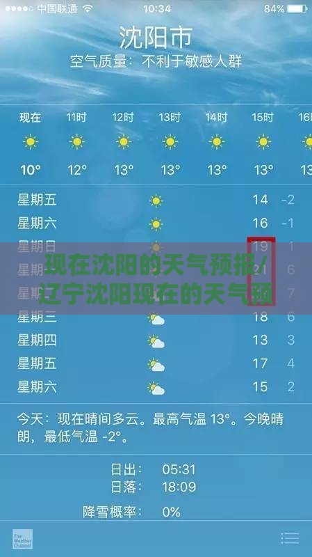 现在沈阳的天气预报/辽宁沈阳现在的天气预报 现在沈阳的天气预报/辽宁沈阳现在的天气预报