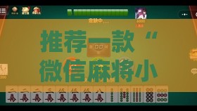 推荐一款“微信麻将小程序万能开挂器下载免费	”详细辅助软件教程
