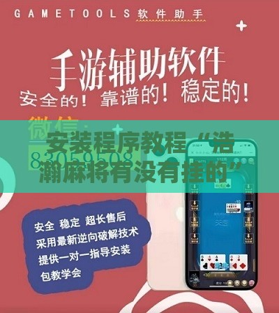 安装程序教程“浩瀚麻将有没有挂的”详细分享装挂步骤