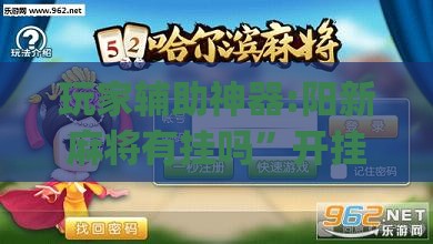玩家辅助神器:阳新麻将有挂吗	”开挂(透视)辅助教程